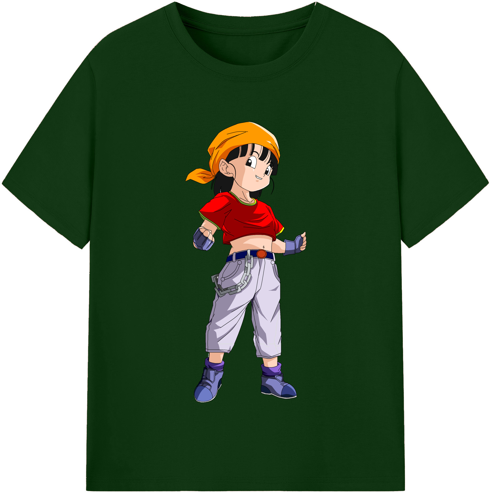 （画像用） ドラゴンボール パン DRAGON BALL Pan 綿100％半袖Tシャツ（フロントプリント）